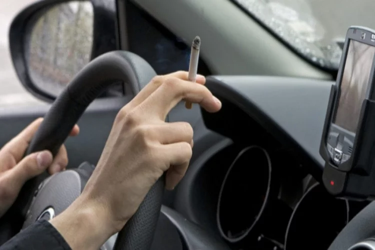 15 Sürücüye Sigara Cezası