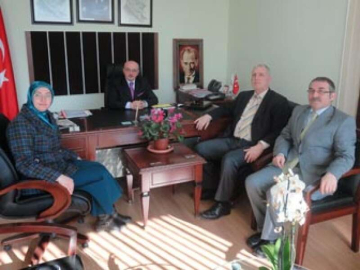 Ertan, Yurtman’ı Ziyaret Etti