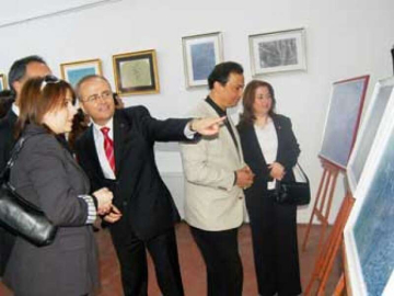 Ayşe Kaçan’dan Ebru Sergisi