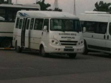 Sugören'de Minibüs Gerginliği