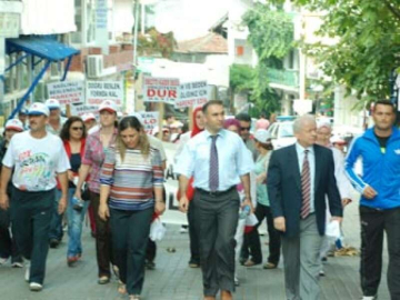 Termal Halkı Sağlıklı Yaşam İçin Yürüdü