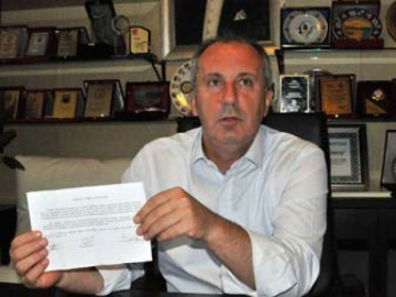 CHP'li İnce'den  AKP'li Coşkun'a, "Muhbir" Suçlaması