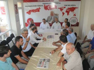 Ak Parti'den SP'ye Gergin Ziyaret