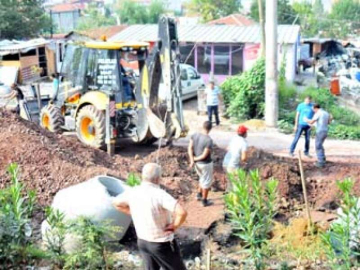 Roman Mahallesinde Altyapı Çalışması Sürüyor