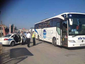 Otobüslere 10 Numara Yağ Denetimi
