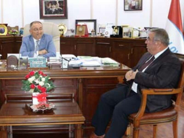 Kent Konseyi Yönetimi Başkan Salman’ı Ziyaret Etti