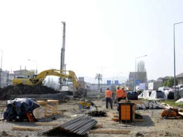 Köprülü Kavşak Çalışmaları Hızla Devam Ediyor