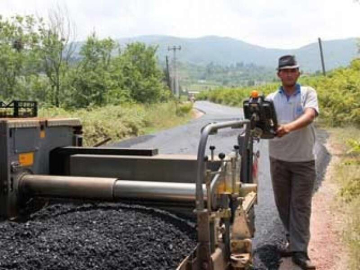Sultaniye – Gacık Yoluna Sıcak Asfalt