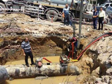 Dörtyol’daki Ana İshale Hattı Yenileniyor