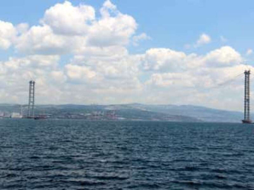 Körfez Geçiş Köprüsü'nde Çalışmalar Hızlandı