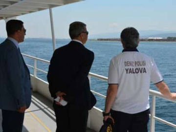 Müdür Süvari Sahil Şeridinde İncelemelerde Bulundu