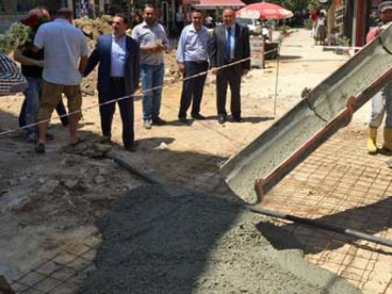 Başkan Salman Çalışmaları Yerinde İnceledi