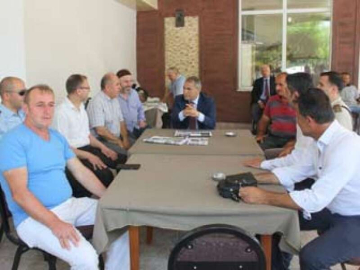 Cebiroğlu Çınarcık'taki Muhtarlarla Buluştu