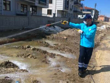 İlaçlama Çalışmaları Aralıksız Yapılıyor