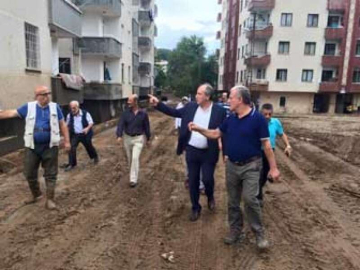 Vekil İnce ve Başkan Salman’dan Artvin Yardım Eli