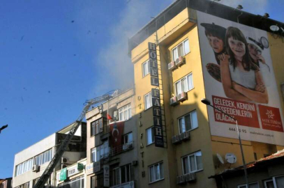 Otelde Korkutan Yangın