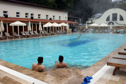 Termal'de Hafta Sonu Yoğunluğu