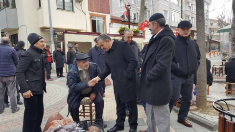 Ak Partiden Esnaf Ziyaretleri