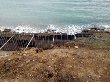 Esenköy'de Deniz Dolgusu Durduruldu