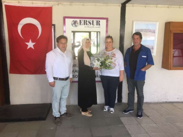 Yeşilay'dan Ersur'a Ziyaret