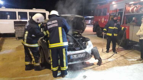 Bursa Yolunda Korkutan Yangın