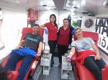 Toplu Olarak Kan Bağışında Bulundular