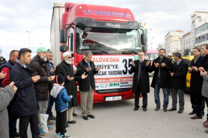 35. Yardım Tır'ı Yola Çıktı