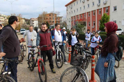 Kaymakam Sezer Öğrencilerle Pedal Bastı