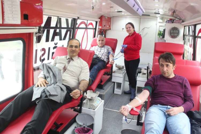 Orman İşletme Personelinden Kan Bağışı