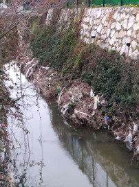 Çiftlikköy’de “Poşet Dere”