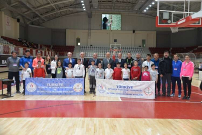 Vali Erol Yetenekli Sporcu Taramalarına Katıldı