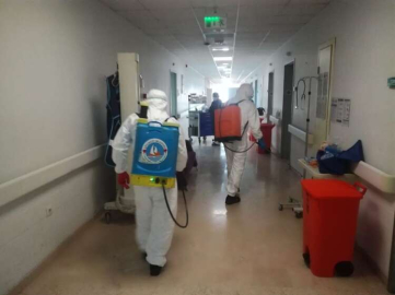 Hastane Dezenfekte Edildi