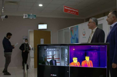 Tersanecilerden Hastaneye Termal Kamera Hediyesi