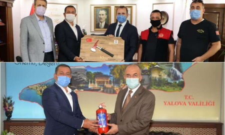 İtfaiyecilerden Erol Ve Tutuk’a Ziyaret