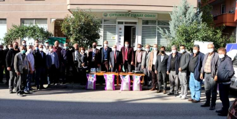 Çiftçilere 5 Ton Buğday Tohumu Dağıtıldı