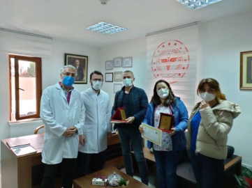 Sağlık Çalışanlarına Başarı Belgesi