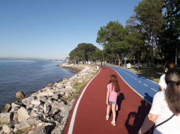 Doğu Sahil Bandı Göz Dolduruyor