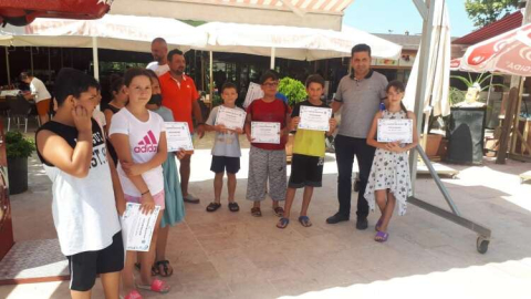 Minik Yüzücüler Belgelerini Aldılar