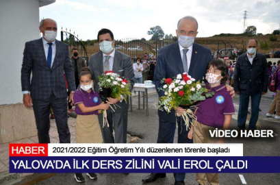 İlk Zili Vali Erol Çaldı