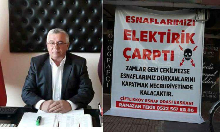 Çiftlikköy Esnaf Odası’ndan Hükümete Afişli Çağrı