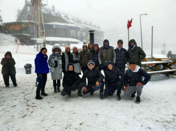 Uludağ’da Doyasıya Eğlendiler