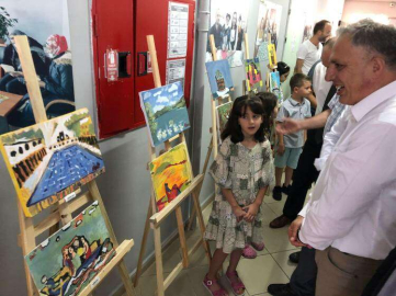 Acar Termal Resimleri Sergisinin Açılışını Yaptı