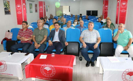 Çiftçilere Tarımda Tasarruflu Su Kullanımı Eğitimi Verildi