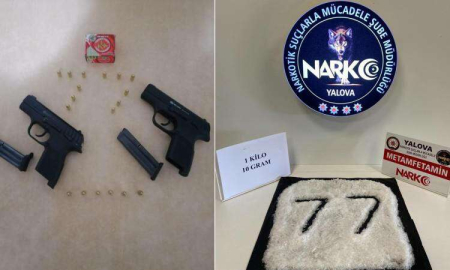 1 Kilo Metamfetamin Ele Geçirildi