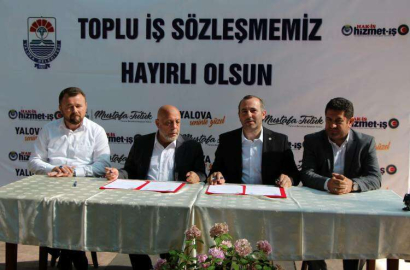 Yalova Belediyesi’nde Davullu Zurnalı Sözleşme