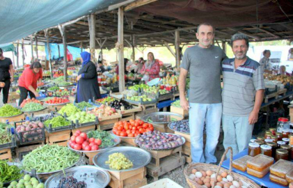 Şenköy Pazarına Büyük İlgi