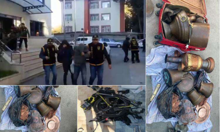 “Bronz” Hırsızları Polisten Kaçamadı