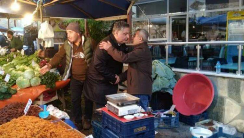 Gürel Çınarcık’ta Pazarcıları Ziyaret Etti