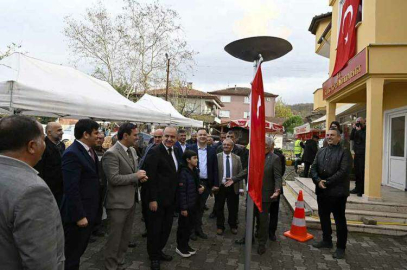 Kılıç Köyünde İlk Doğalgaz Törenle Yandı
