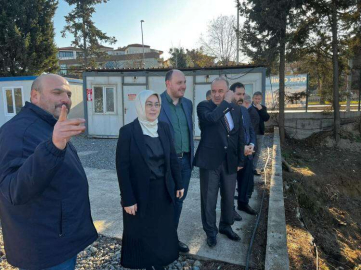 Çiçek Camisi’nin Çalışmalarını İncelediler